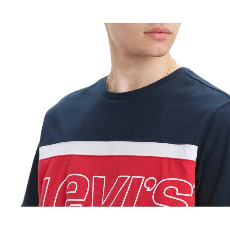 CAMISETA HOMBRE  LEVIS 35 SS COLOR BLOCK TEE JERSEY COLO