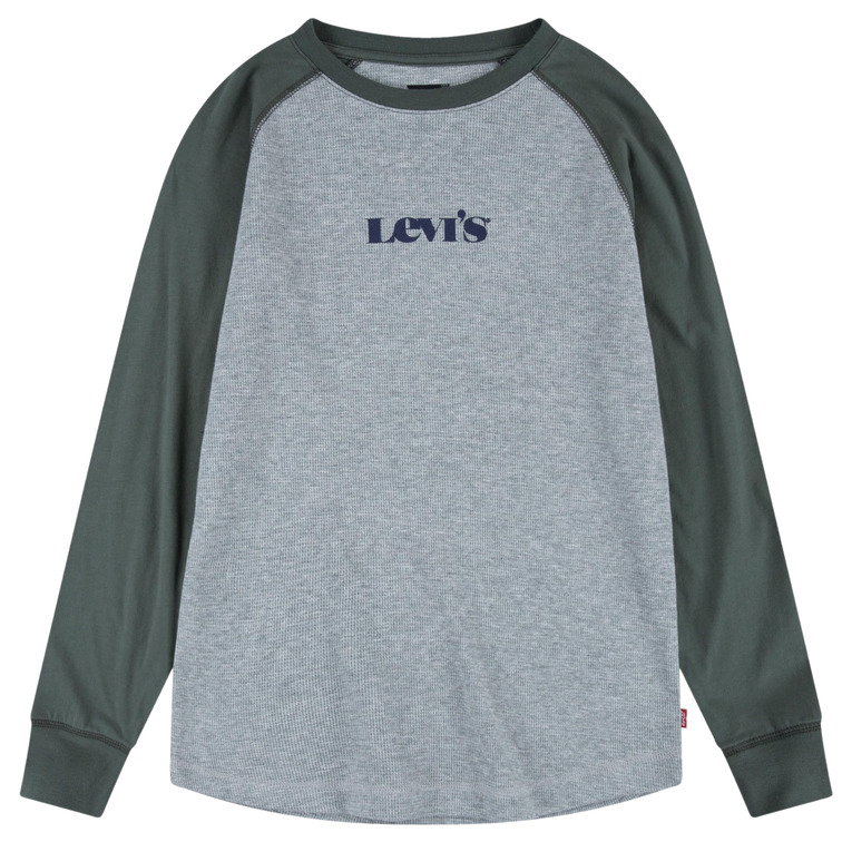 NIÑO LVB LONG SLV WAFFLE TEE SHIRT C87