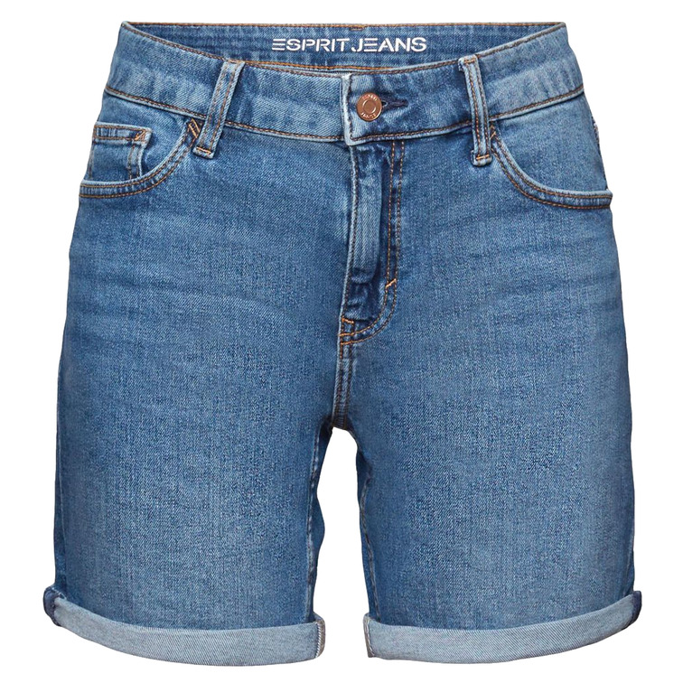 SHORTS VAQUEROS CON TIRO MEDIO MUJER ESPRIT