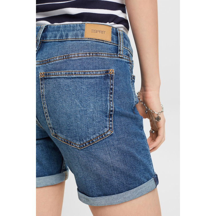 SHORTS VAQUEROS CON TIRO MEDIO MUJER ESPRIT