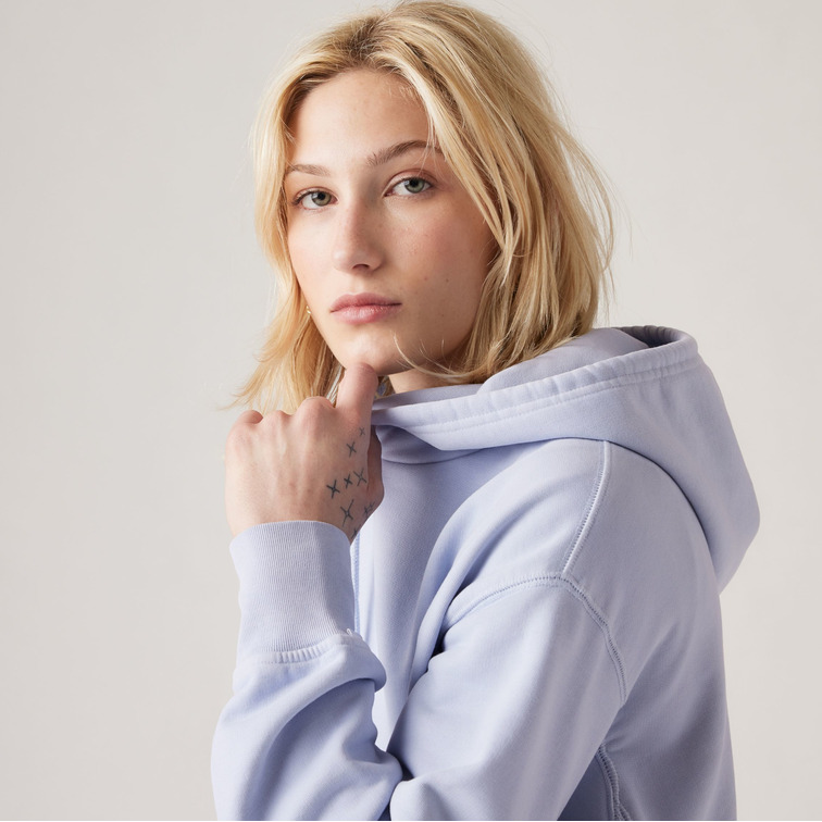 SUDADERA MUJER  LEVI'S HERITAGE HOODIE BLUES