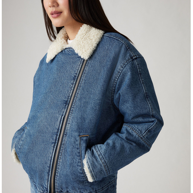 CAZADORA VAQUERA MUJER  LEVIS SHERPA FLIGHT JACKET IN THE AI