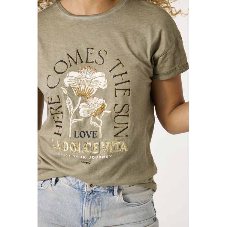 CAMISETA MUJER  GARCIA JEANS B50005_LADIES T-SHIRT SS