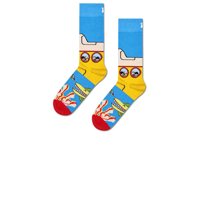  HAPPY BEATLES YELLOW SUBMARINE SOCK