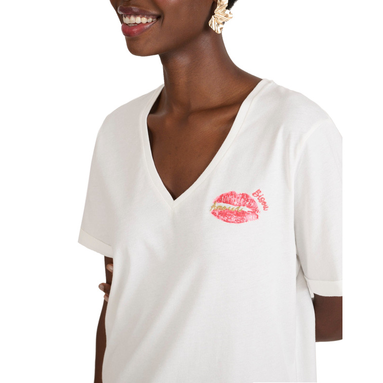 CAMISETA MUJER NAFNAF PARIS KISS