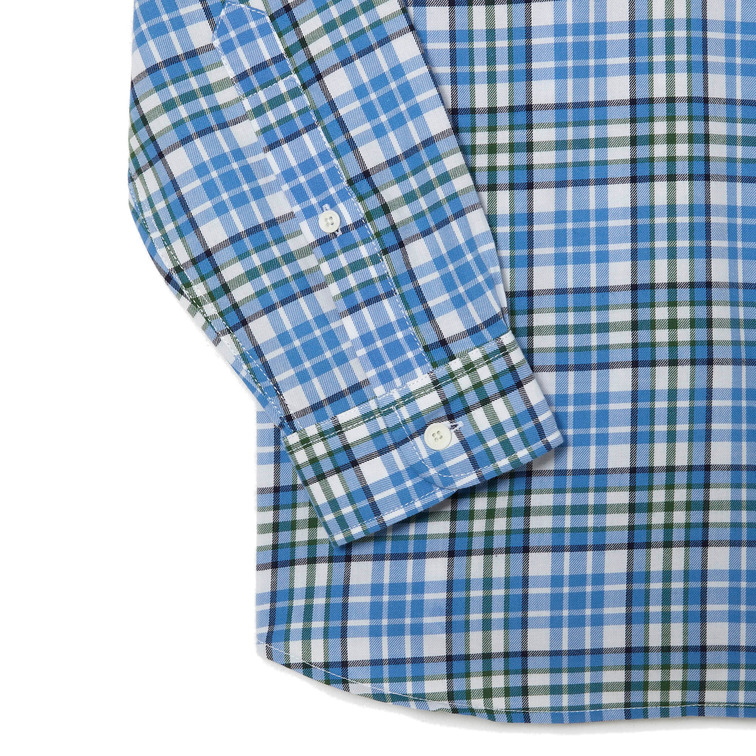 CAMISA EN ALGODÓN ECOLÓGICO DE CUADROS HOMBRE LACOSTE