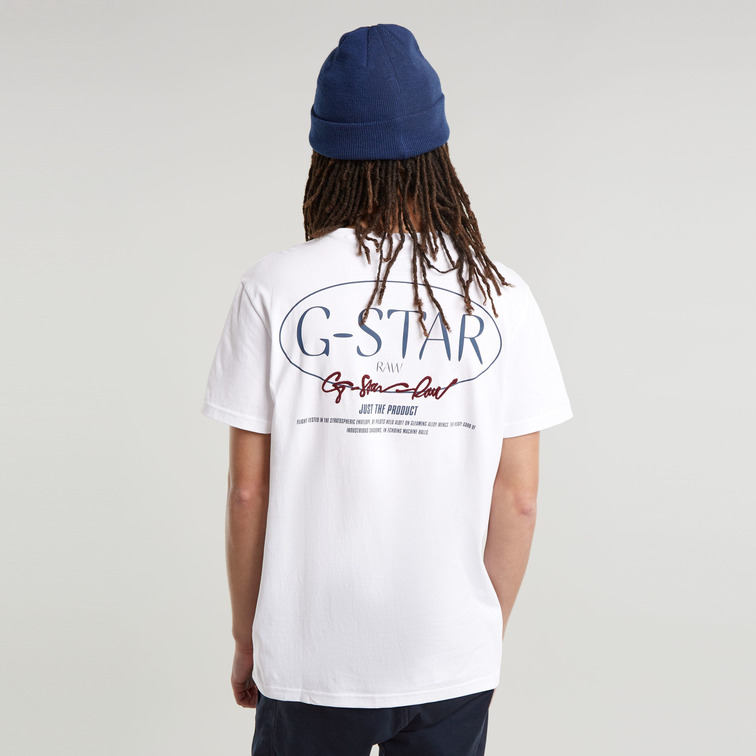 CAMISETA HOMBRE G-STAR CIRCLE BACK GRAPHIC