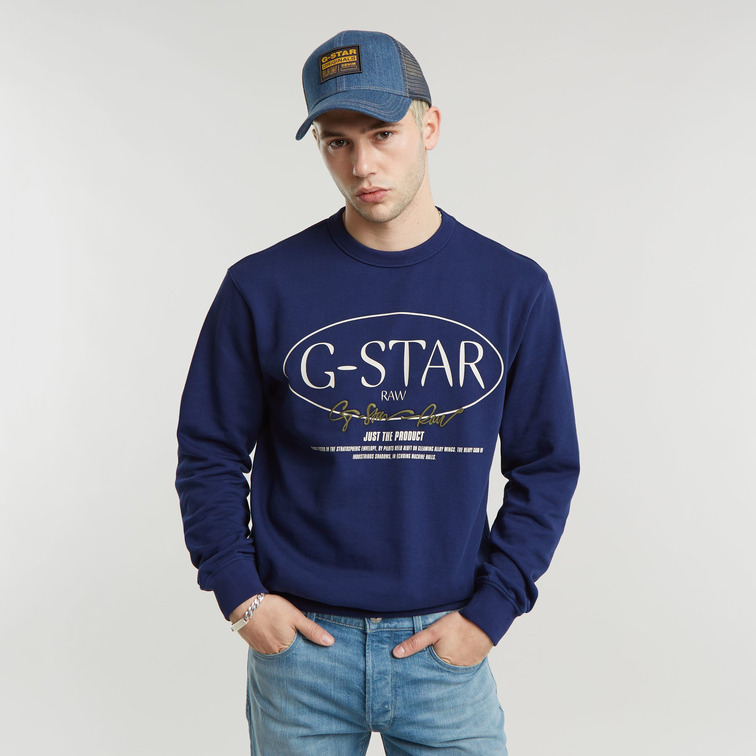 SUDADERA HOMBRE G-STAR CIRCLE G-STAR