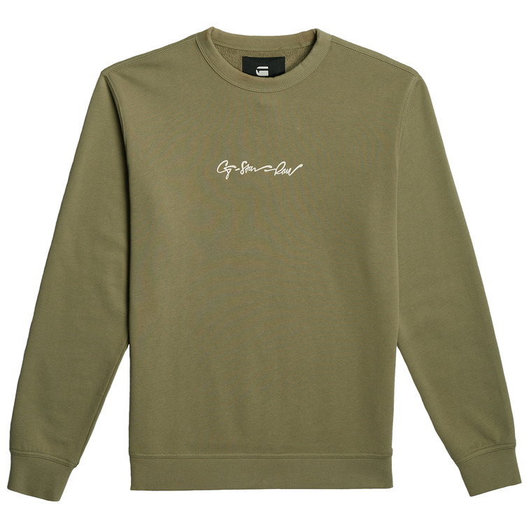 SUDADERA HOMBRE  G-STAR G-SCRIPT LOGO R SW