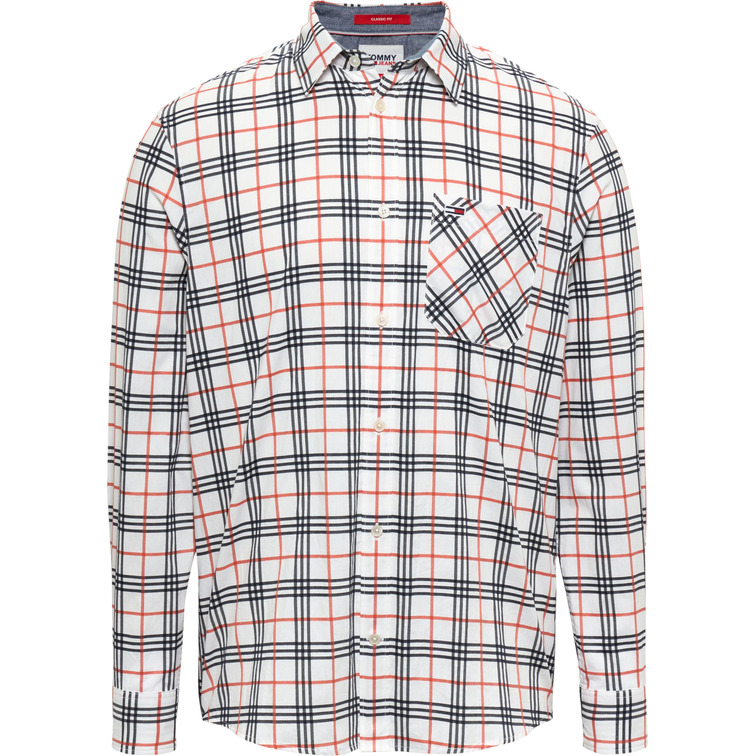 CAMISA DE CORTE CLÁSICO A CUADROS HOMBRE TOMMY JEANS