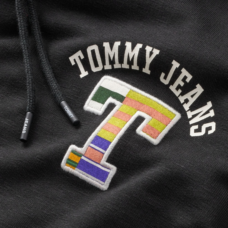 SUDADERA AMPLIA CON CAPUCHA Y LOGO GRÁFICO HOMBRE TOMMY JEANS