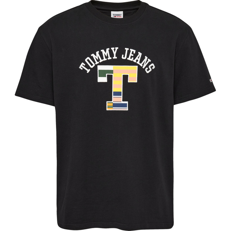 CAMISETA DE CORTE CLÁSICO CON LOGO MULTICOLOR HOMBRE TOMMY JEANS