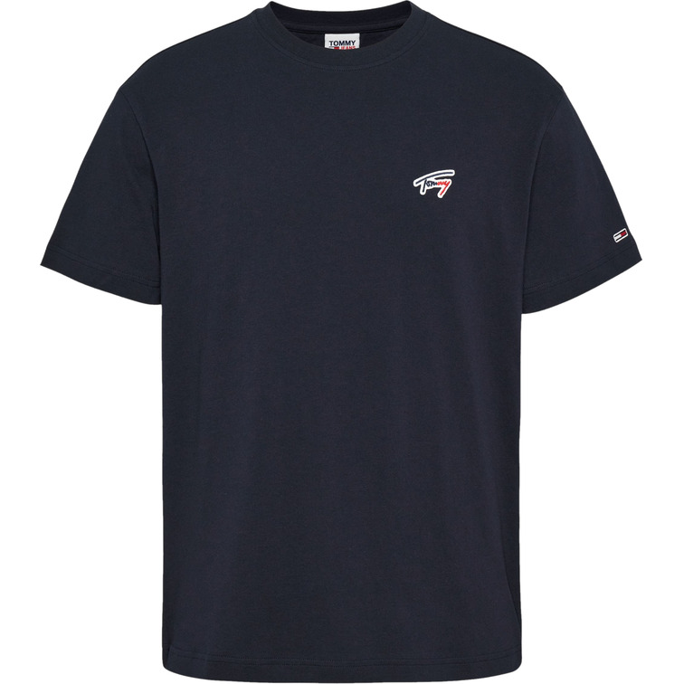 CAMISETA DE CORTE CLÁSICO CON LOGO FIRMA HOMBRE TOMMY JEANS