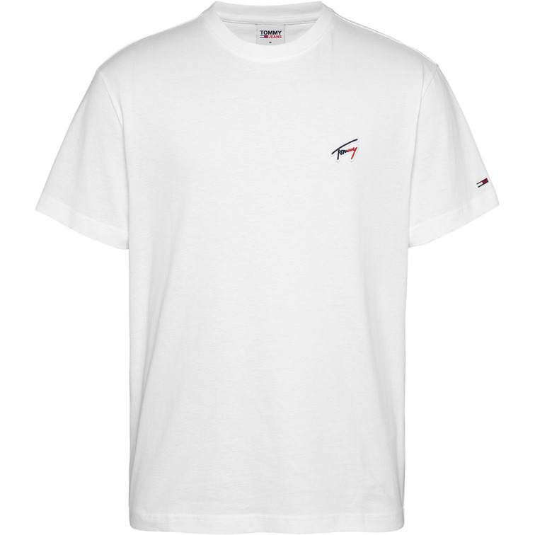 CAMISETA DE CORTE CLÁSICO CON LOGO FIRMA HOMBRE TOMMY JEANS