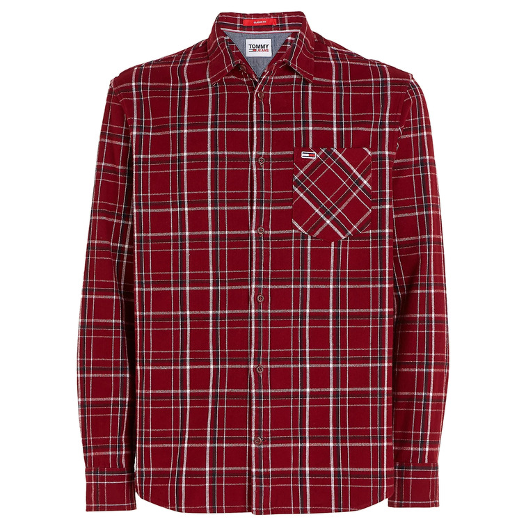 CAMISA DE CUADROS DE CORTE CLÁSICO HOMBRE TOMMY JEANS