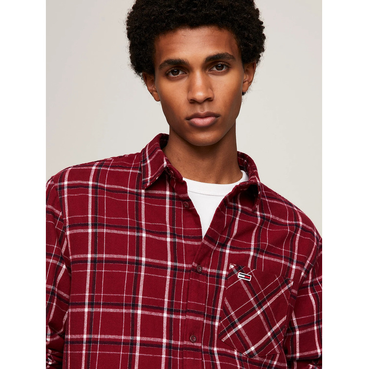 CAMISA DE CUADROS DE CORTE CLÁSICO HOMBRE TOMMY JEANS