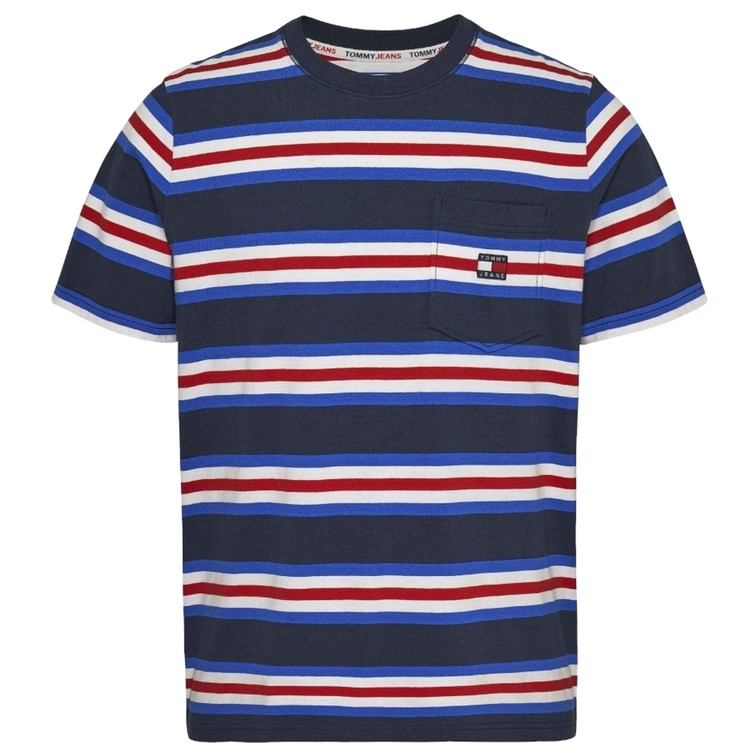 CAMISETA HOMBRE  TH TJM REG FLAG STRIPE TEE