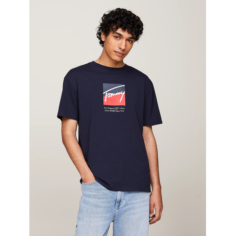 CAMISETA DE CUELLO REDONDO HOMBRE TOMMY JEANS CON LOGO