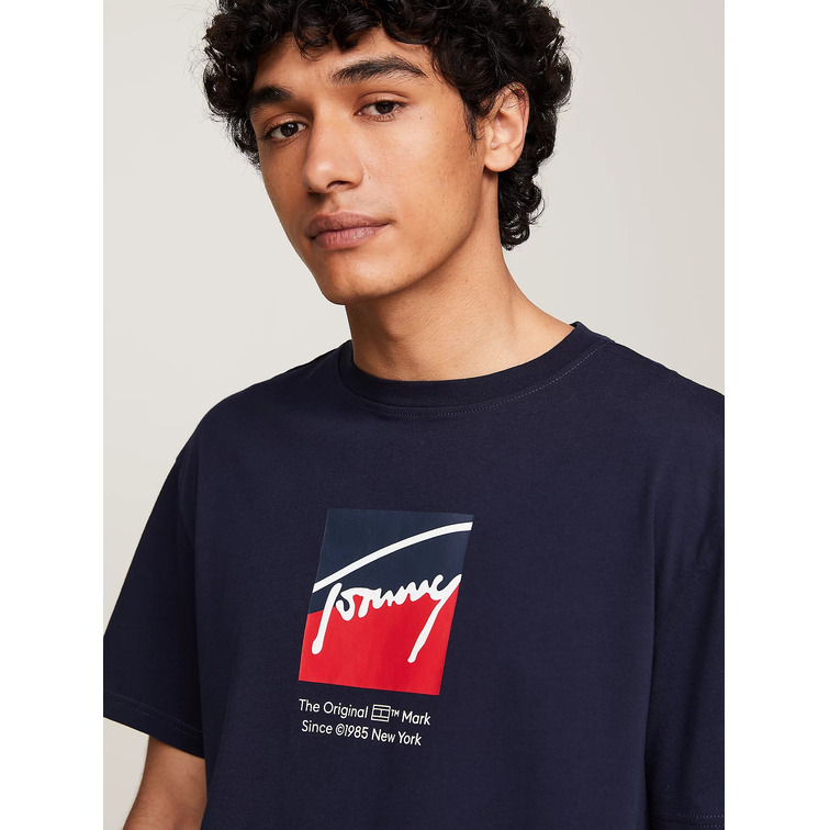 CAMISETA DE CUELLO REDONDO HOMBRE TOMMY JEANS CON LOGO