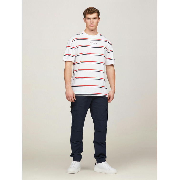 HOMBRE TJM REG S CLASSIC STRIPE TEE YBR