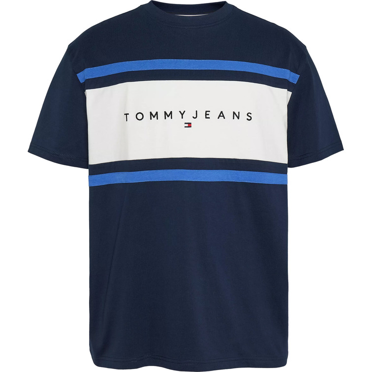 CAMISETA COLORBLOCK HOMBRE TOMMY JEANS FIT REGULAR