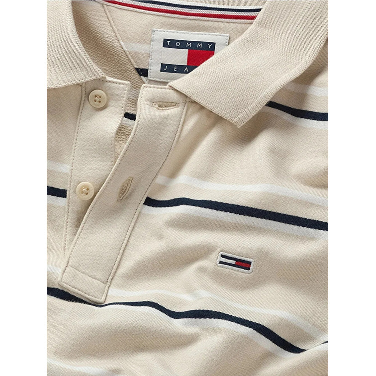 HOMBRE TJM REG ESSENTIAL STRIPE POLO ACG