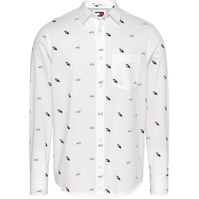 CAMISA ESTAMPADA HOMBRE TOMMY JEANS FIT REGULAR