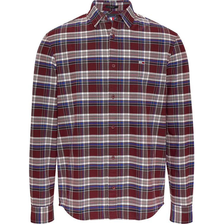 CAMISA HOMBRE  TH TJM REG OXFORD CHECK SHIRT