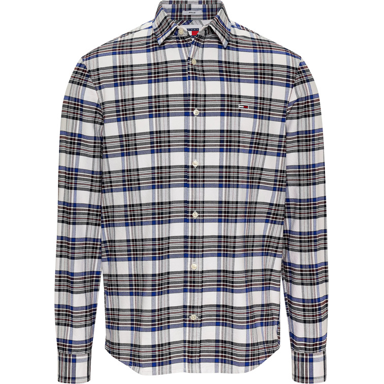 CAMISA HOMBRE  TH TJM REG OXFORD CHECK SHIRT