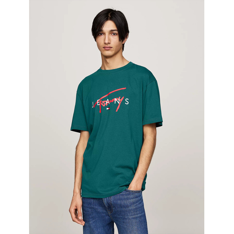 CAMISETA HOMBRE TOMMY JEANS LOGO FIRMA