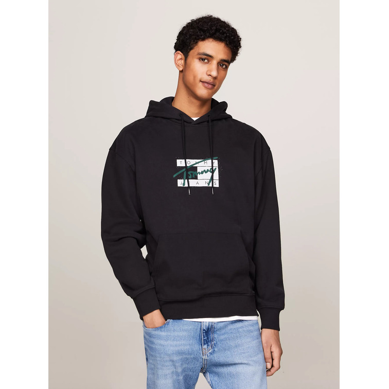 SUDADERA CON CAPUCHA Y LOGO ESTILO GRAFITTI HOMBRE TOMMY JEANS