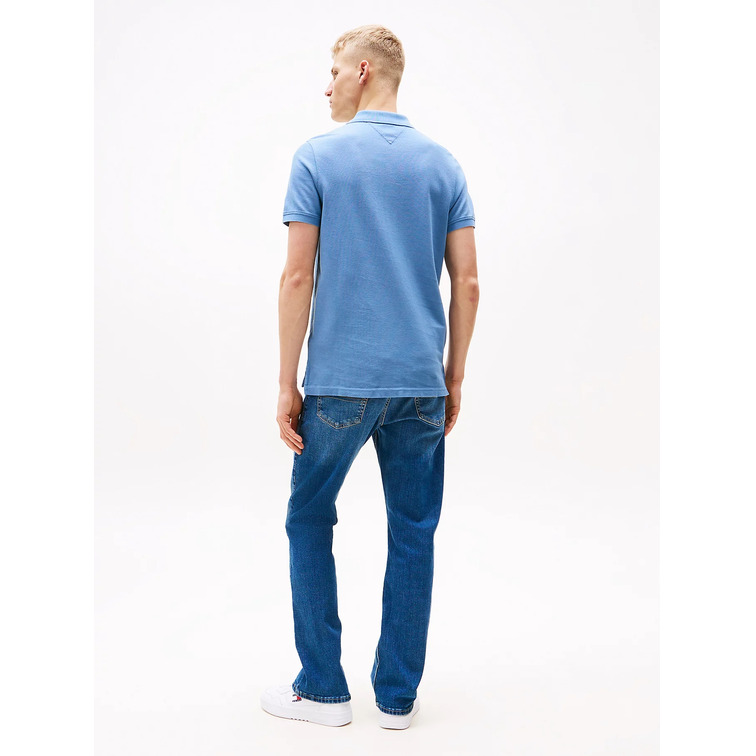 POLO HOMBRE TOMMY JEANS TEÑIDO EN PRENDA FIT SLIM