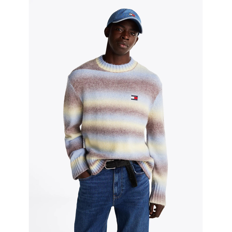 HOMBRE TJM REG OMBRE CNECK SWEATER ZGA