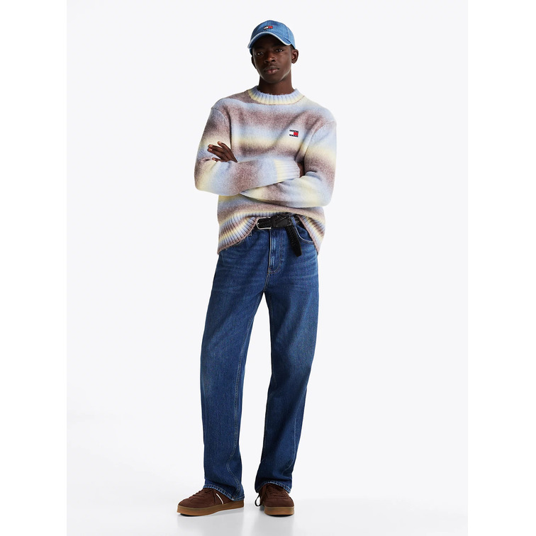 HOMBRE TJM REG OMBRE CNECK SWEATER ZGA