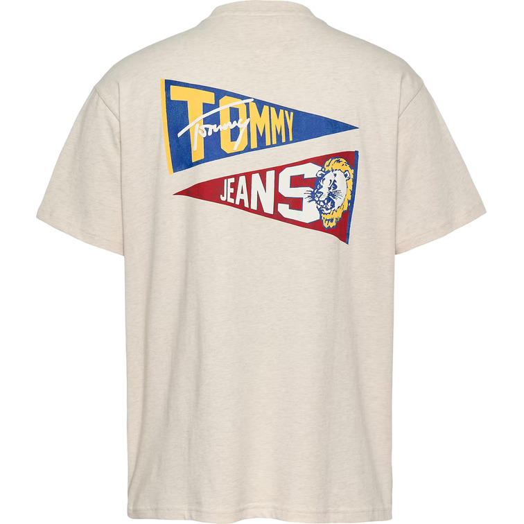 CAMISETA HOMBRE TOMMY JEANS BANDERA TIGRE FIT HOLGADO