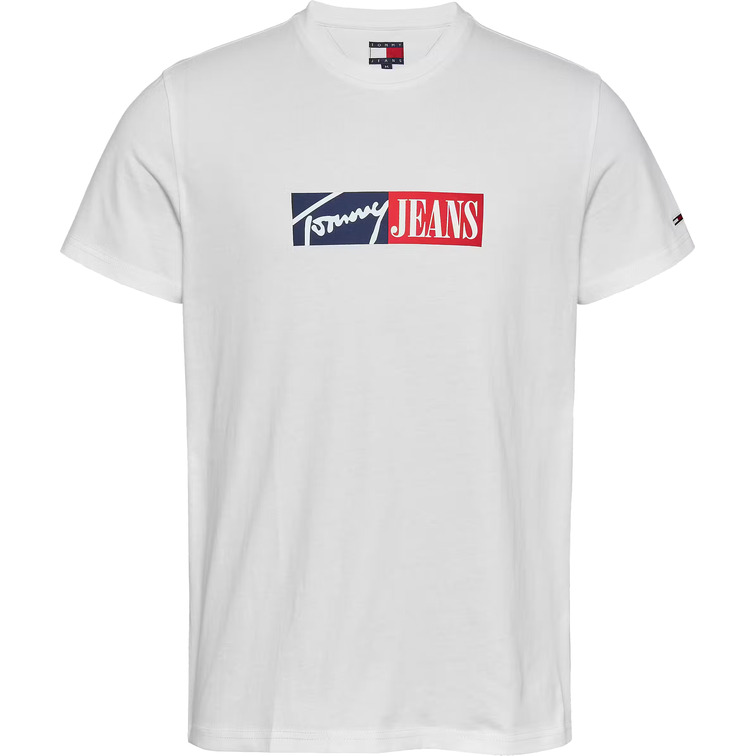 CAMISETA HOMBRE TOMMY JEANS LOGO DISTINTIVO FIT SLIM