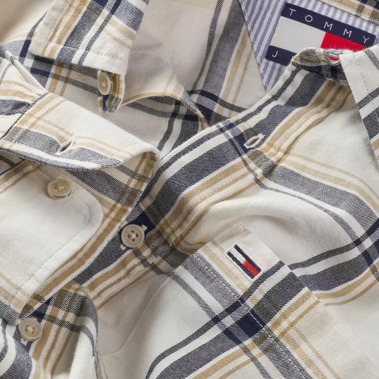 CAMISA DE CUADROS HOMBRE TOMMY JEANS FIT REGULAR