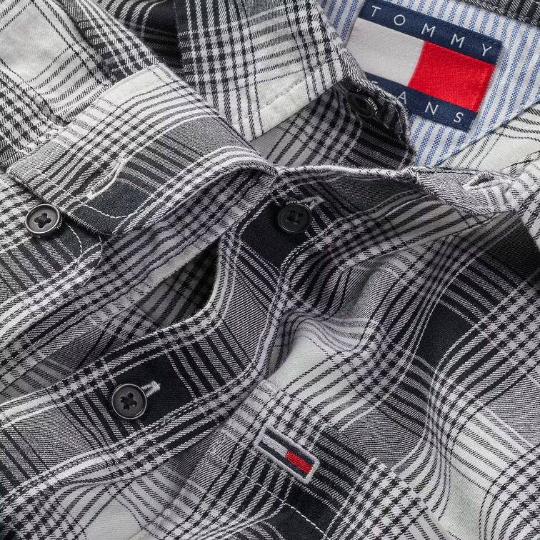 CAMISA DE CUADROS HOMBRE TOMMY JEANS FIT REGULAR