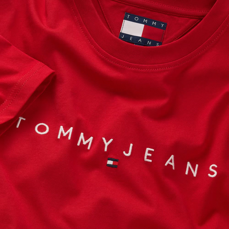 CAMISETA HOMBRE TOMMY JEANS LINEAR LOGO FIT REGULAR