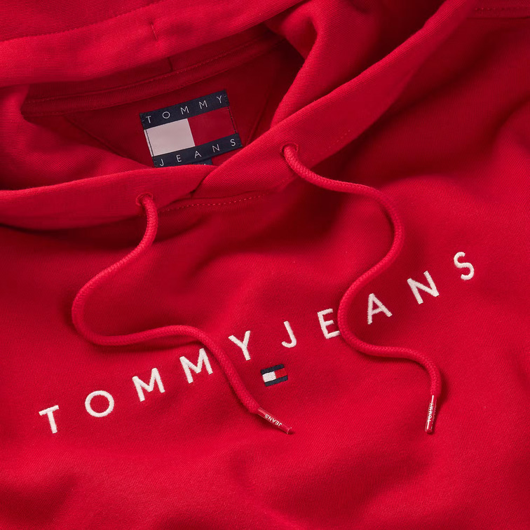 SUDADERA CON CAPUCHA HOMBRE TOMMY JEANS LOGO LINEAL