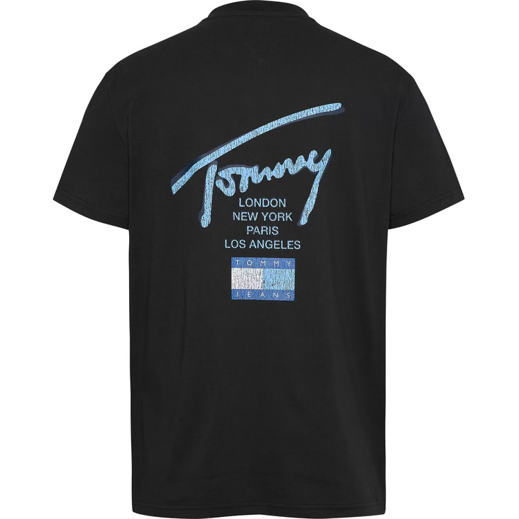 CAMISETA HOMBRE TOMMY JEANS LOGO FIRMA EN ESPALDA