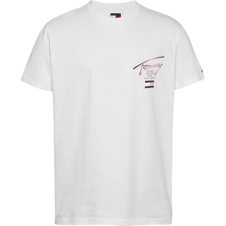 CAMISETA HOMBRE TOMMY JEANS LOGO FIRMA EN ESPALDA