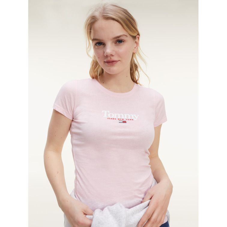 CAMISETA MUJER  TH TJW ESSENTIAL LOGO TEE