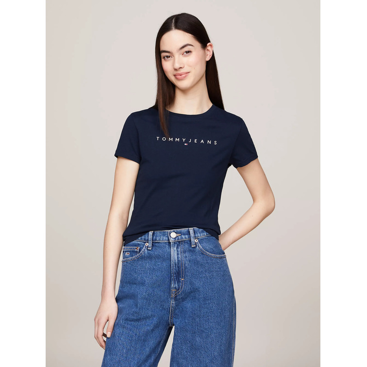 CAMISETA DE CORTE SLIM CON LOGO MUJER TOMMY JEANS