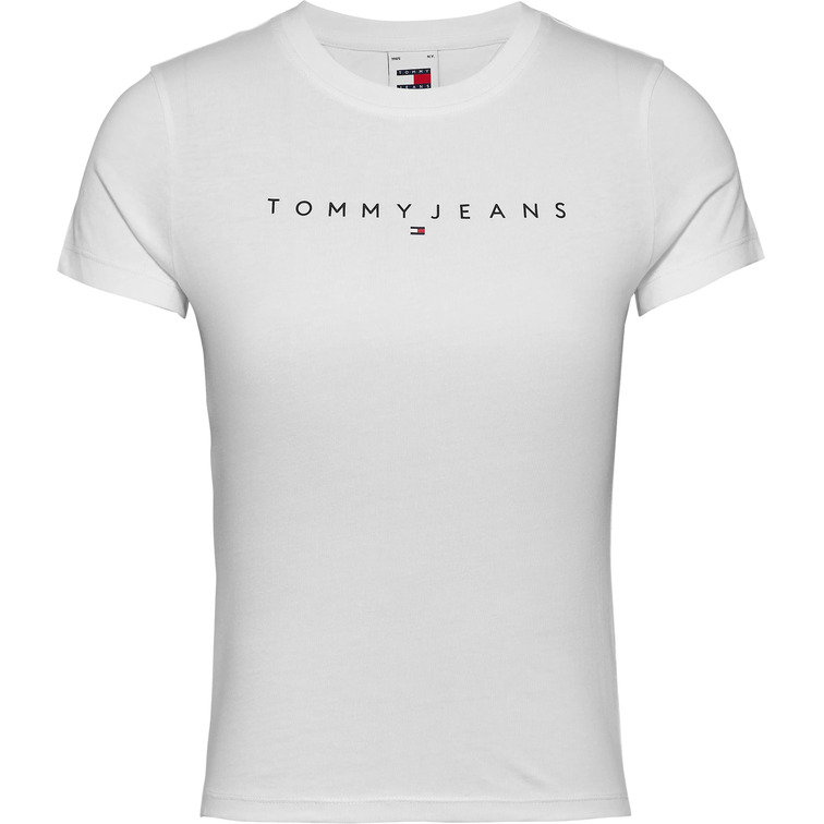 CAMISETA DE CORTE SLIM CON LOGO MUJER TOMMY JEANS