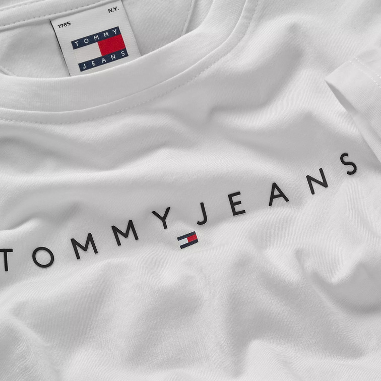 CAMISETA DE CORTE SLIM CON LOGO MUJER TOMMY JEANS