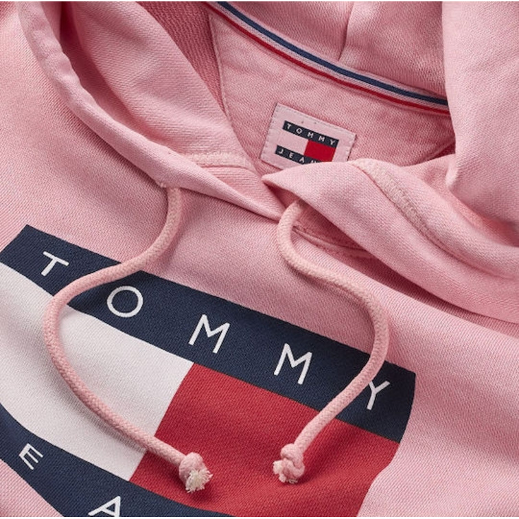 SUDADERA CON CAPUCHA MUJER TOMMY JEANS CON LOGO ESTAMPADO