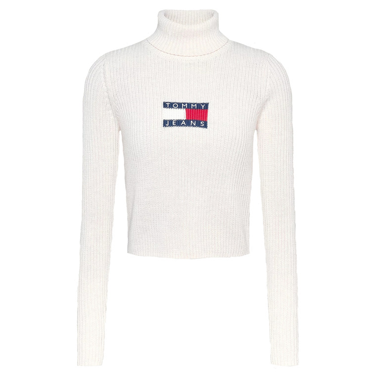 JERSEY SLIM MUJER TOMMY JEANS CUELLO VUELTO