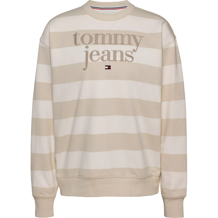 SUDADERA A RAYAS MUJER TOMMY JEANS FIT RELAXED