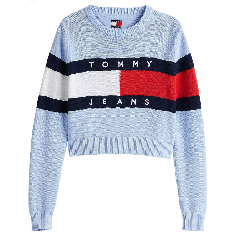 JERSEY COLORBLOCK MUJER TOMMY JEANS FIT HOLGADO